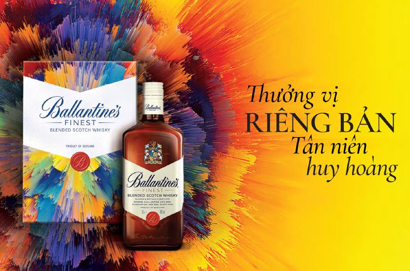 Rượu Ballantine’s Finest hộp quà tết 2026